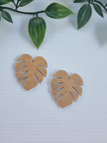 Acrylic Earrings  Leaf