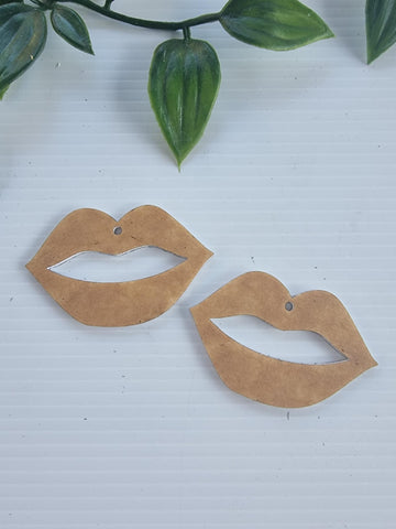 Acrylic Earrings Lips