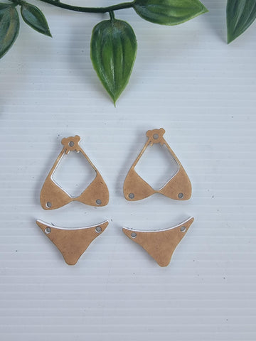 Acrylic Earrings Bikini