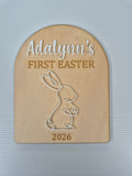 My First Easte Arch board (Name and bunny same colour)