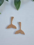 Acrylic Earrings Whale tail
