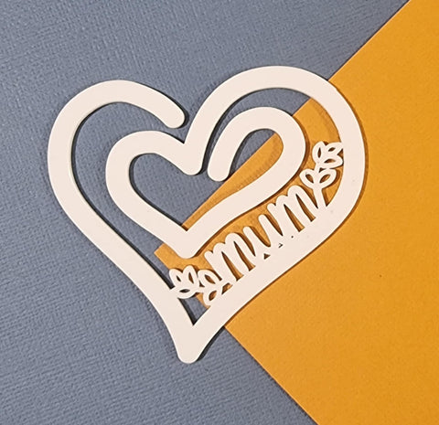 Jumbo Acrylic Mum  Paper Clips 8cm by 8cm