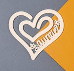 Jumbo Acrylic Auntie Paper Clips 8cm by 8cm