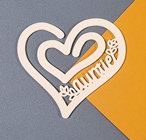 Jumbo Acrylic Auntie Paper Clips 8cm by 8cm