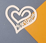 Jumbo Acrylic Gram Paper Clips 8cm by 8cm