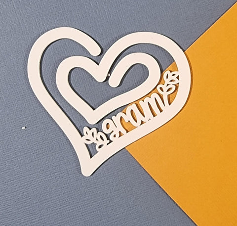 Jumbo Acrylic Gram Paper Clips 8cm by 8cm