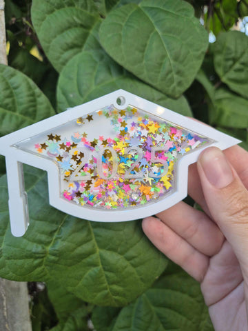 Graduation Shaker Acrylic Bauble