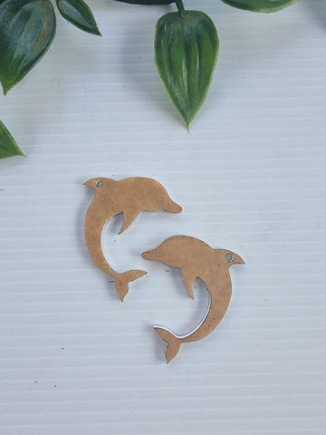 Acrylic Earrings Dolphin