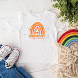 Harmony Day Orange and Black Rainbow Prints in Sublimation and DTF