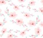 Light Pink Flowers 20 oz Sublimation wrap (262)