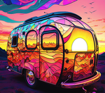 Sunset Camping 20 oz vinyl wrap (244)