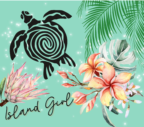 Island Girl 20oz Sublimation Wrap  (77)