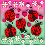 Puffy 3D lady bug 20oz Sublimation Wrap (68)