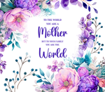 In this world you are a mother 20 oz Sublimation wrap (311)