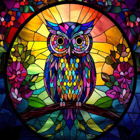 Owl Glass 20oz Sublimation Wrap (70)