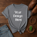 Country Theme Grey Shirt Mockup - Digital download