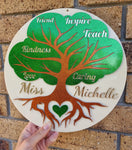 Acrylic Teacher Plaque - please place teachers name in notes section