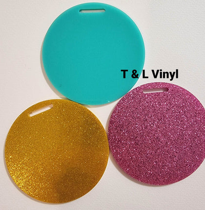 Blank Round Bag Tag