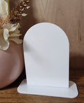 Mini Arch Table Sign - 12cm by 8cm