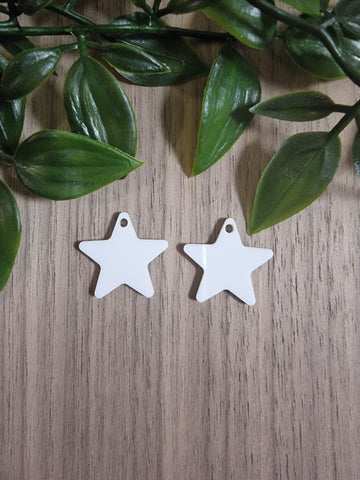 Acrylic Earrings - Small Star (5 pair pack)