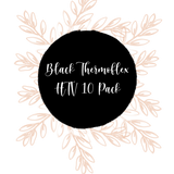 Black Thermoflex 10 Pack HTV